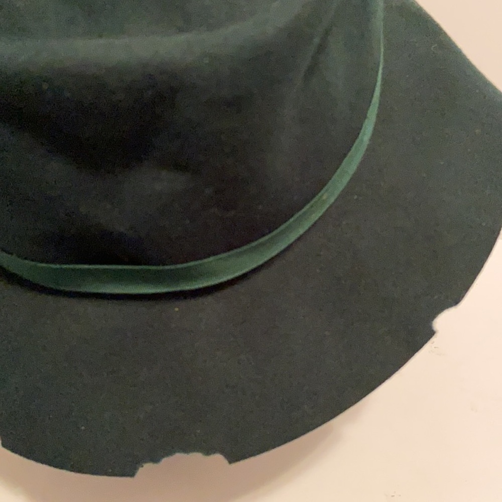 Vintage Bak-Pakker Green Wool felt outdoor hat Mens Large Flawed - Picture 13 of 13